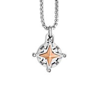 Collier Zancan Hi Teck in Acier Zircone UHC017 - UHC017